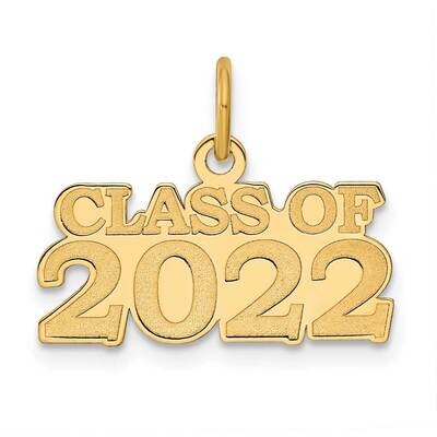 Class of 2022 Charm 14k Gold YC1451, MPN: YC1451, 196904069653