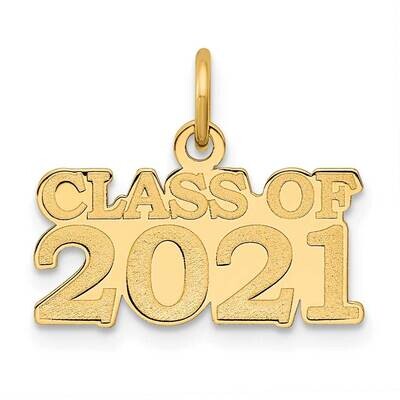 Class of 2021 Charm 14k Gold YC1445, MPN: YC1445, 196904083260