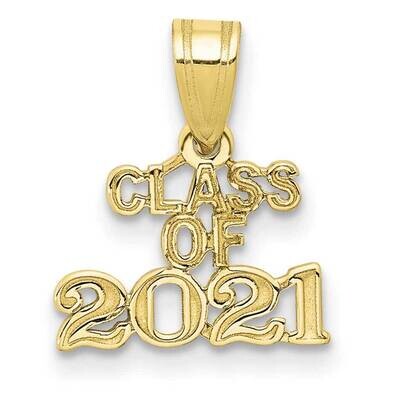 Block Class of 2021 Charm 10k Gold 10K9930, MPN: 10K9930,