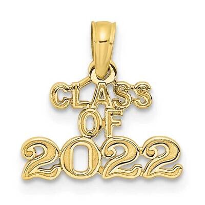 Block Class of 2022 Charm 10k Gold 10K9936, MPN: 10K9936,