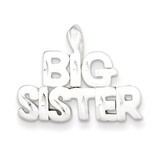 Big Sister Charm Sterling Silver QC3078, MPN: QC3078, 883957974781