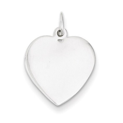 Heart Charm Sterling Silver QC6007, MPN: QC6007, 883957914022