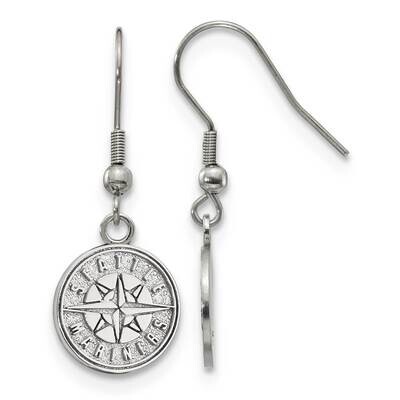 MLB Seattle Mariners Dangle Earrings Stainless Steel ST517MRN, MPN: ST517MRN, 191101222405