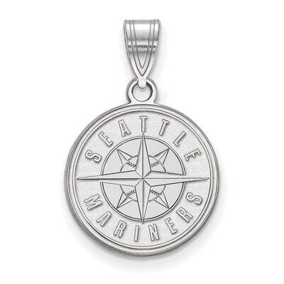 Seattle Mariners Medium Pendant Sterling Silver SS002MRN, MPN: SS002MRN, 886774623627