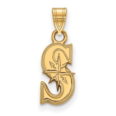 Seattle Mariners Small Pendant 10k Yellow Gold 1Y007MRN, MPN: 1Y007MRN, 886774804439