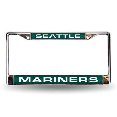 MLB Seattle Mariners Teal Laser Chrome Car License Plate Frame GC7034, MPN: GC7034, 94746402938