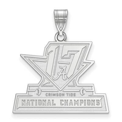 University of Alabama 2018 College Football National Champions Large Sterling Silver SS002CFA17, MP…