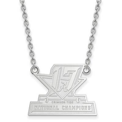 University of Alabama 2018 College Football National Champions Large Sterling Silver SS009CFA17-18,…