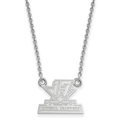 University of Alabama 2018 College Football National Champions Small Sterling Silver SS008CFA17-18,…