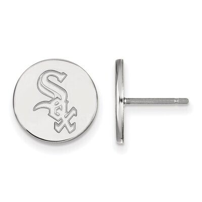 Chicago White Sox Small Disc Earring Sterling Silver SS017WHI, MPN: SS017WHI, 886774628257