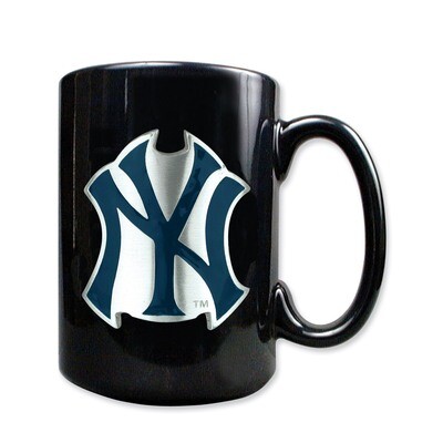 New York Yankees 15oz Black Ceramic Mug GC798, MPN: GC798, 89006566338