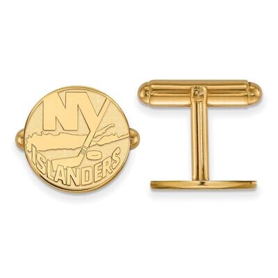 New York Islanders Cufflinkss 14k Yellow Gold 4Y010ISL, MPN: 4Y010ISL, 886774739397