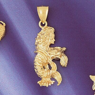 Dazzlers Jewelry Aquarius Water Bearer Zodiac Pendant Necklace Charm Bracelet in Yellow, White or R…
