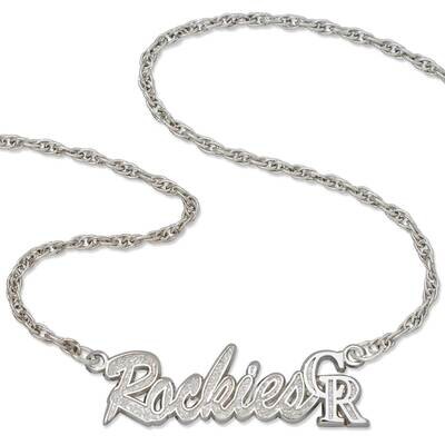 COLORADO ROCKIES SCRIPT NECKLACE Sterling Silver ROK029N-SS, MPN: ROK029N-SS, 634401830289
