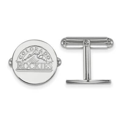 MLB Colorado Rockies Cufflinks Sterling Silver Rhodium-plated SS035ROK, MPN: SS035ROK, 191101774737