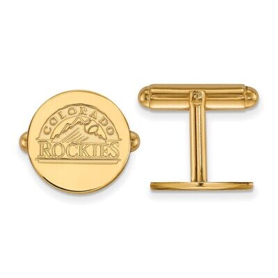 Colorado Rockies Cufflinks Gold-plated Silver GP005ROK, MPN: GP005ROK, 886774901213