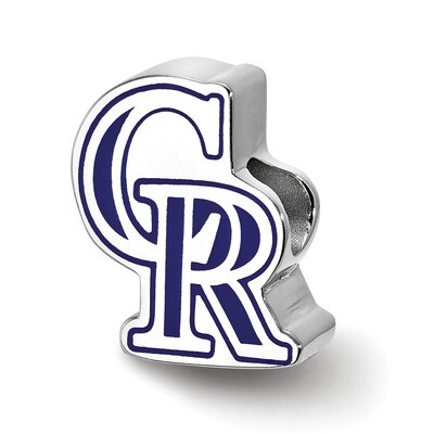 Colorado Rockies Enameled Bead Sterling Silver SS500ROK, MPN: SS500ROK, 634401462985