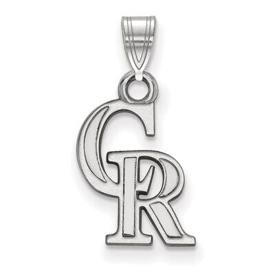 Colorado Rockies Small Pendant Sterling Silver SS010ROK, MPN: SS010ROK, 886774626109