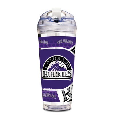MLB Colorado Rockies 24 oz Double Wall Acrylic Tumbler GC6582, MPN: GC6582,