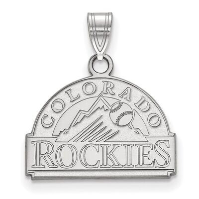 Colorado Rockies Small Pendant Sterling Silver SS001ROK, MPN: SS001ROK, 886774623405