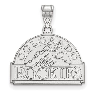 Colorado Rockies Medium Pendant Sterling Silver SS002ROK, MPN: SS002ROK, 886774623702