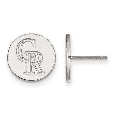 Colorado Rockies Small Disc Earring Sterling Silver SS021ROK, MPN: SS021ROK, 886774629186