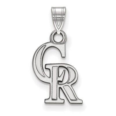 Colorado Rockies Small Pendant 10k White Gold 1W010ROK, MPN: 1W010ROK, 886774778471