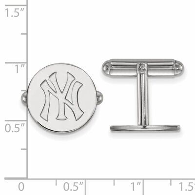 New York Yankees Cuff Link Sterling Silver SS012YAN, MPN: SS012YAN, 886774626765