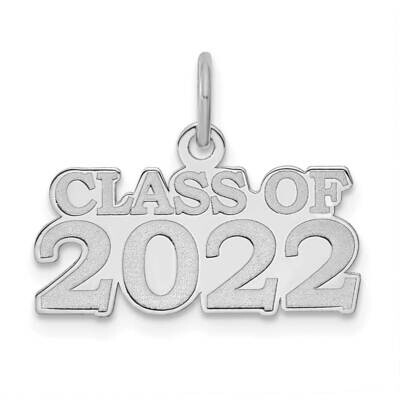 Class of 2022 Charm 14k White Gold YC1451W, MPN: YC1451W, 196904069646