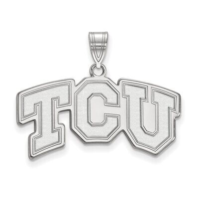 Texas Christian University Medium Pendant 10k White Gold 1W003TCU, MPN: 1W003TCU, 886774770840
