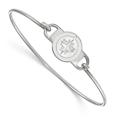 Winnipeg Jets Small Center Wire Bangle Sterling Silver SS023JTS-7, MPN: SS023JTS-7, 191101153709