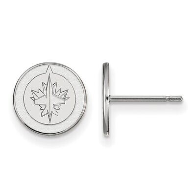 Winnipeg Jets x-Small Post Earring 10k White Gold 1W007JTS, MPN: 1W007JTS, 886774775388