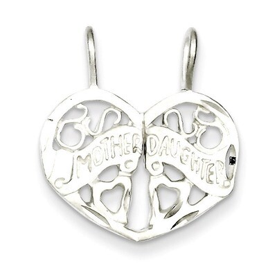 Mother Daughter 2-piece break apart Charm Sterling Silver QC1583, MPN: QC1583, 883957974767