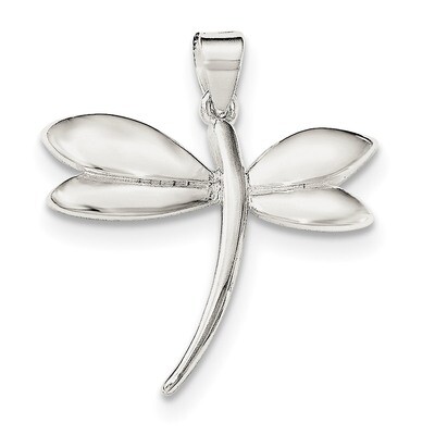 Dragonfly Pendant Sterling Silver QC8593, MPN: QC8593, 191101361319