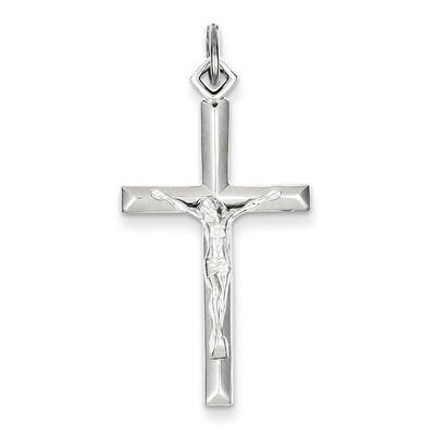 Crucifix Pendant Sterling Silver QC5429, MPN: QC5429, 883957597713