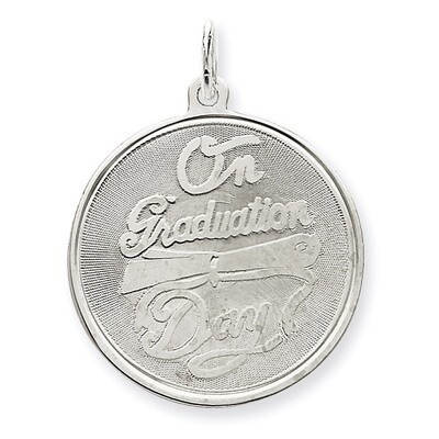 On Graduation Day Disc Charm Sterling Silver QC2440, MPN: QC2440, 883957544649