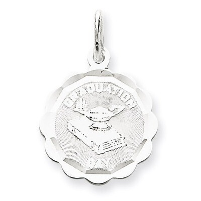 Graduation Day Disc Charm Sterling Silver QC2421, MPN: QC2421, 191101181351