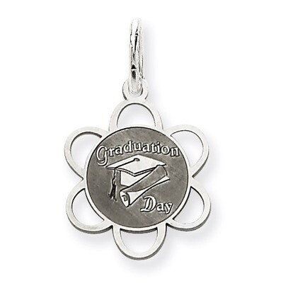 Graduation Day Disc Charm Sterling Silver QC2416, MPN: QC2416, 883957975436