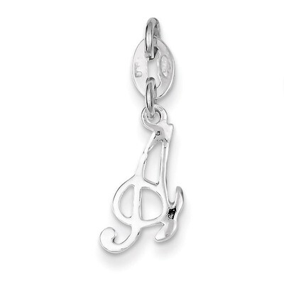 Initial A Pendant Sterling Silver QC6510A, MPN: QC6510A, 883957556994