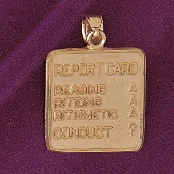 Dazzlers Jewelry Graduation Pendant Necklace Charm Bracelet in Yellow, White or Rose Gold 6463, MPN…