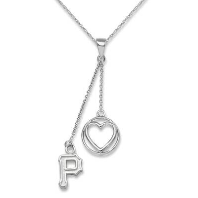 PITTSBURGH PIRATES P 3/8 BELOVED HEART NECKLACE Sterling Silver PIR005BLN-SS, MPN: PIR005BLN-SS, 63…