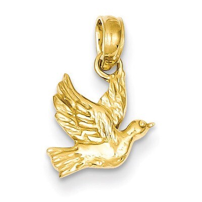 Flying Dove Pendant 14k Gold D4210, MPN: D4210, 637218000654