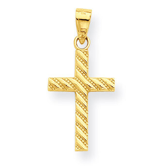 Cross Pendant 10k Gold 10C1095, MPN: 10C1095, 886774019581