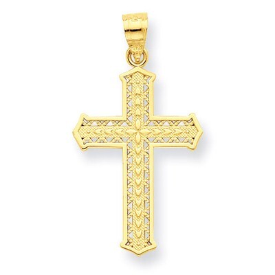 Cross Pendant 10k Gold 10C1316, MPN: 10C1316, 886774021799
