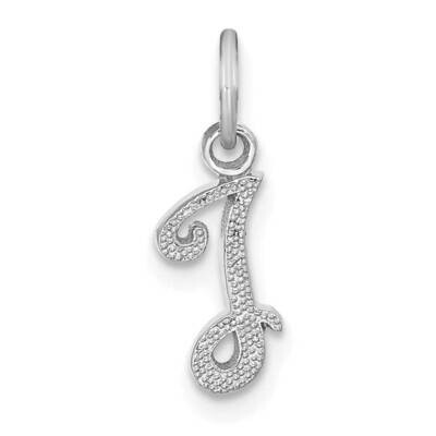 Initial I Charm 14k White Gold WCH138-I, MPN: WCH138-I, 196904083840