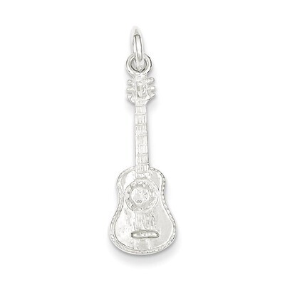 Guitar Charm Sterling Silver QC786, MPN: QC786, 883957917122