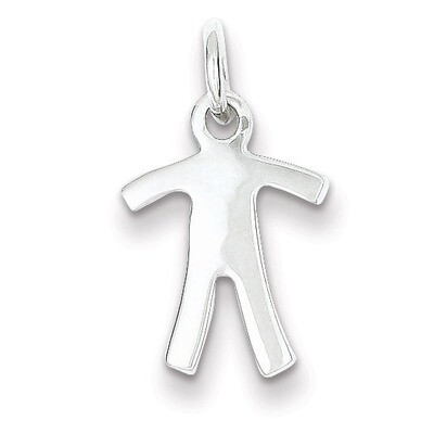 Boy Charm Sterling Silver QC4628, MPN: QC4628, 883957911304