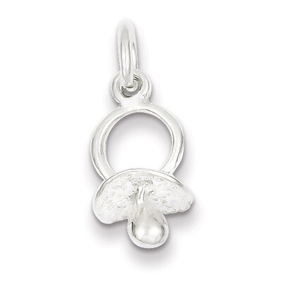 Pacifier Charm Sterling Silver QC1045, MPN: QC1045, 883957904887