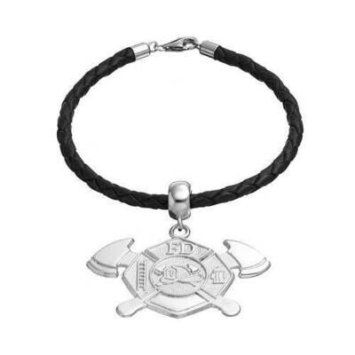 1 MALTESE CROWITH AXES FIRE DEPARTMENT BEAD BAIL AND Sterling Silver PBS036BDSSBR, MPN: PBS036BDSSB…