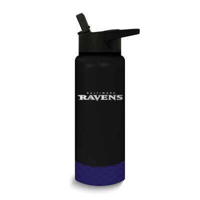 NFL Baltimore Ravens Stainless JR Water Bottle GM26113-RAV, MPN: GM26113-RAV,